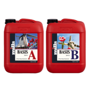 Mills Basis A&B is a powerful 2-part base nutrient designed to support explosive growth and full-flavored yields. Trusted by pro growers for its balance of simplicity and performance.